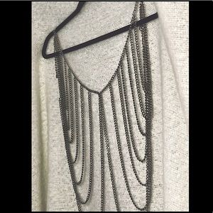 Feminine Steel Chain Top